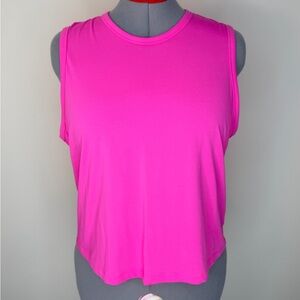 Zyia Active Tank Top Womens XL Pink Racerback Athletic Gym Workout Lightweight